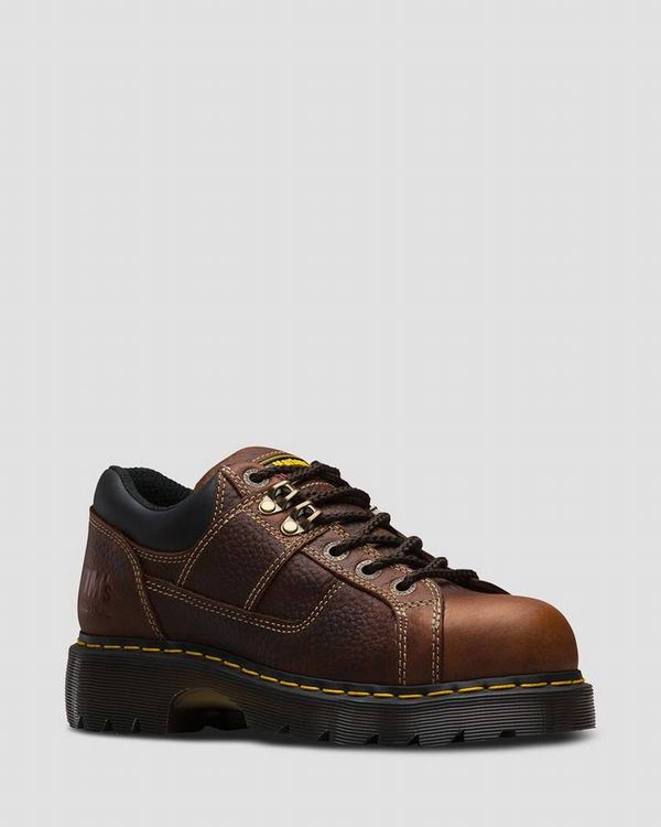 Dr Martens Dámské Pracovní Obuv Gunby Steel Toe Hnědé, CZ-751968